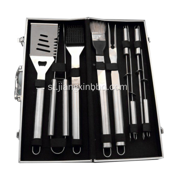 6 PCS BBQ Tools Ka Aluminium Case